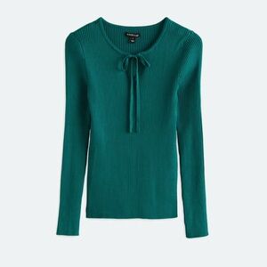 41 Hawthorn Teal Long Sleeve Knit Top